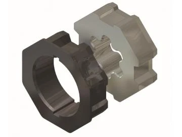 WTS - Adapterset Achtkantwelle  AM2-A70K für Rohrantriebe AM2 und AE2 Serie