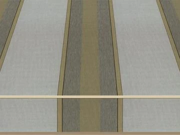 Markisentuch Multi und Blockstreifen, Caffe - Braun UPF 50+, Polyester, Stoff-Nr. 18106