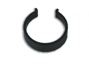 Abdeckklammer Schwarz für Rohrmotore Becker Baureihe P(Pico)  P5 - P13  mit Anschlusslasche