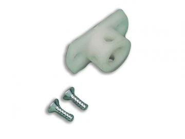 Anschlussteil-P 20-rund inkl. Schrauben, mit Rundzapfen Ø 20 mm für Becker Rohrmotoren  Baureihe P5 - P13