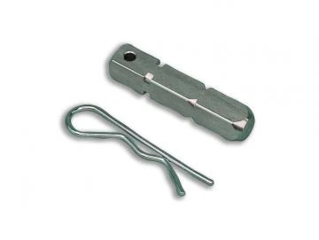 Anschlussteil - Steckzapfen-R 2/10 4-Kant, 10 mm  für Becker Rohrantriebe R7 bis  R40