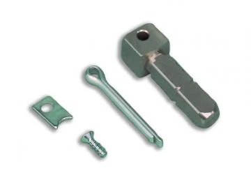 Anschlussteil - Steckzapfen-R 4/16 4-Kant, 16 mm für Becker Rohrantriebe R7 bis R40