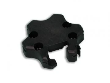 Anschlussteil - Sternadapter-L aus Kunststoff - für Becker Rohrmotoren L44 bis L120