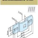 Markisenhalter-P/R 4K-10 mit 4-Kant, 10 mm für Becker Rohrmotoren  Baureihe P und R Serie