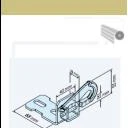 Eingipslager-P/R 3/20 für Steckzapfen 3/20 für Becker Rohrantriebe P und R Serie  P5 – P13 und R7 – R50