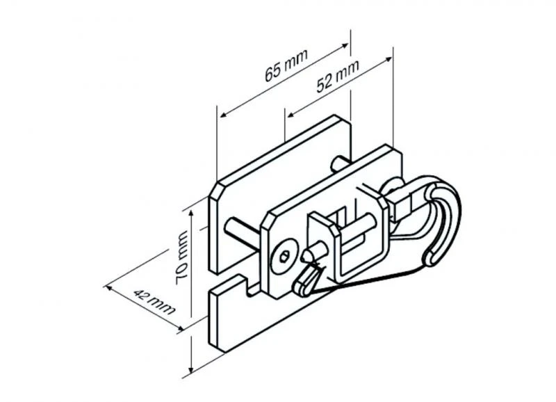 Umrüstlager-P/R 3/20 für Eingipslager für Steckzapfen 3/20  für Becker Rohrantriebe P5 – P13 und R7 – R50