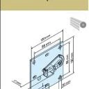 Plattenlager-P/R B120 3/20 Breite 120 mm für Steckzapfen 3/20 - für Becker Rohrantriebe P5 – P13 und R7 – R50