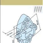 Markisenhalter M8 mit Zentrierrand für Steckzapfen 3/25 für Becker Rohrantriebe L44 – L80 bis 80Nm