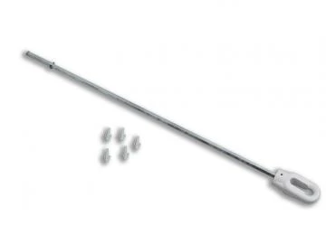 Öse mit Sechskantstab 450-k-HK kürzbar, SW 7 mm  für Rohrantriebe mit Handkurbelanschluss