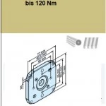 Adapterflansch HK bis 120 Nm für Rohrantriebe mit Handkurbelanschluss