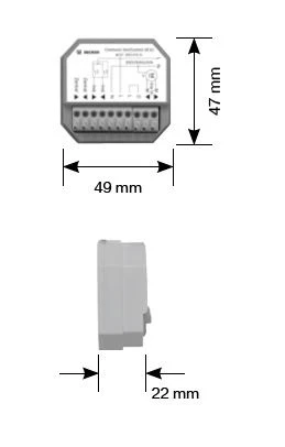 Becker - Centronic UnitControl UC42  Einzel und Gruppensteuergerät für Unterputzmontage