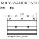 Wandkonsolen für Lewens Family Markise , für Gelenkarmmarkisen