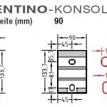 Wandkonsolen  für Lewens Trentino - Markise