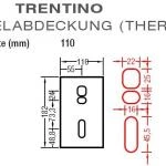 Dübelabdeckung-Thermax für Lewens  Trentino  Gelenkarmmarkise