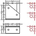 Dachsparrenhalter für Lewens Economy   Universalkonsole Ausführung in Stahl verzinkt pulverbeschichtet