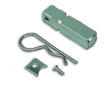 Becker - Motorlager bzw. Anschlussteil - Steckzapfen-L 2/16 4-Kant, 16 mm aus Metall,für Becker Rohrmotoren Baureihe L, Serie