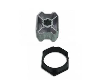 Adapter-Set  B75 für Sechskantwelle für Rohrmotore Becker Baureihe L