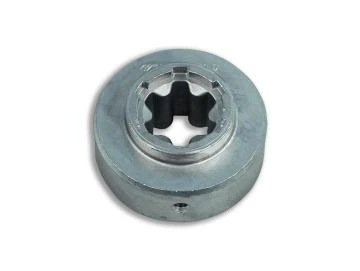 Adapter für Rundrohr Mitnehmer 50 x 1.5 Gewinde M4,   für Rohrmotore Becker Baureihe P und R Serie