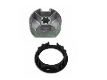 Adapterset für Nutwelle DW78x 1 , für Rohrmotore Becker Baureihe L