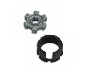 Adapterset für Nutwelle 63ND für Rohrmotoren Becker Baureihe R Serie ab 30Nm ,aus Guss