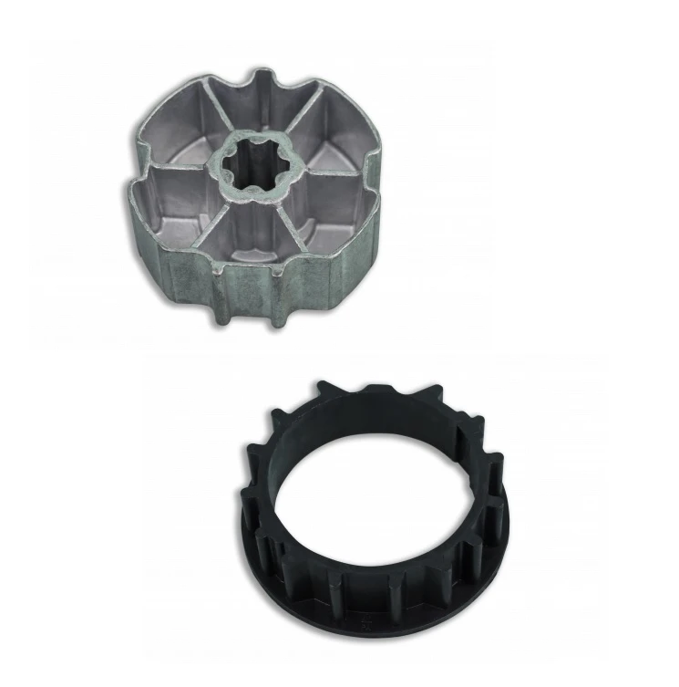 Adapterset für Profilwelle ZF80x1,2 für Rohrmotoren Becker Baureihe R und  L Serie  