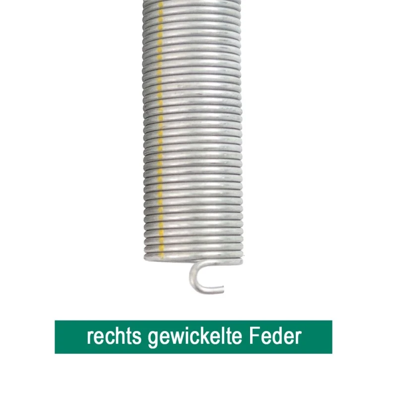 Ersatz Torsionsfedern für Hörmann- / Steinau- Garagentore , Federn mit Wicklung Rechts  R 700 bis  R 727