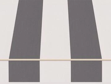 Markisentuch Blockstreifen ,Granit Grau UPF 15, Acryl 1, Stoff-Nr. 13110