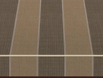 Markisentuch Multi und Blockstreifen, Caffe - Braun UPF 50+, Acryl 1, Stoff-Nr. 11734