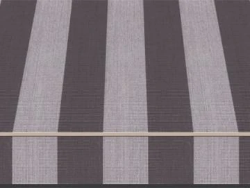 Markisentuch Blockstreifen ,Granit - Grau UPF 50+, Acryl 1, Stoff-Nr. 13505