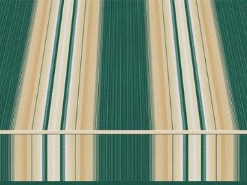 Markisentuch Multistreifen, Flora Grün, UPF 50, Acryl 1, Stoff-Nr. 11322