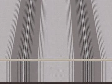 Markisentuch Multistreifen ,Granit - Grau UPF 50+, Acryl 1, Stoff-Nr. 11320