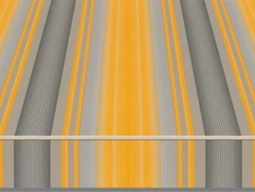 Markisentuch Multistreifen ,Sole - Gelb/Orange UPF 50+, Polyester, Stoff-Nr. 18049