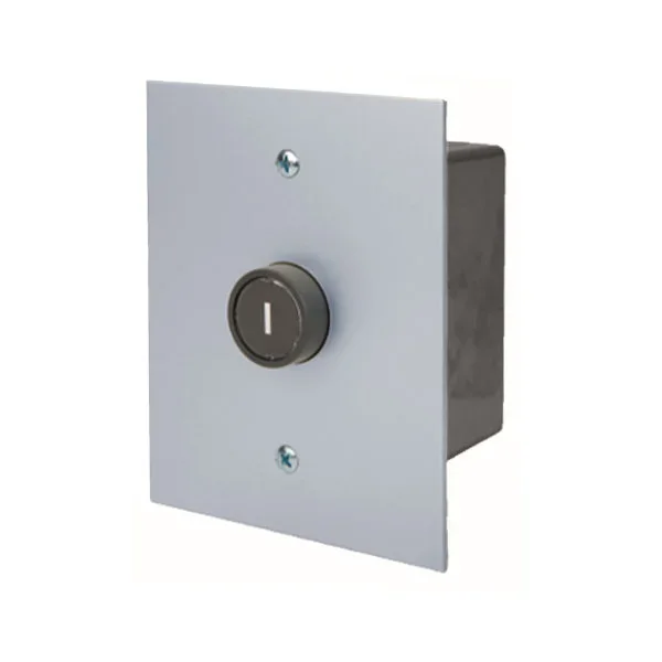 WTS - Einfach-Drucktaster aus Metall Unterputz mit Impuls-Taste undwassergeschützt IP 65