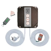 WTS - Rolltorsteuerung mit Funk, 868 MHz, für Rohrantriebe, mit 2-Kanal Handsender, anschlussfertig mit 2,0 m Netz-/Motorkabel