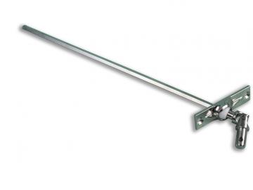  Gelenklager mit Sechskantstab 45° SW 7 mm Anschlusszapfen für Kurbel Ø 12 mm