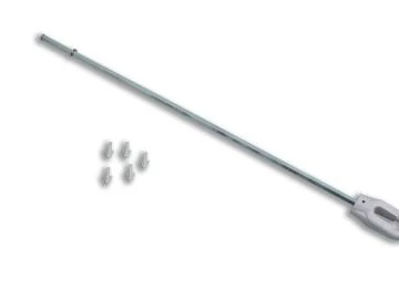 Öse mit Sechskantstab SW 7 mm 450-HK  für Becker Rohrantriebe  mit Handkurbelanschluss, länge 450mm